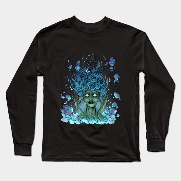 Drowned Long Sleeve T-Shirt by CAdamsArt